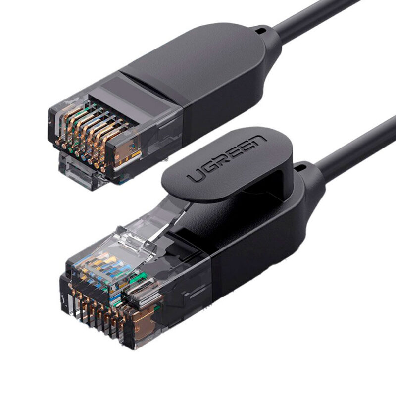 Cabo de Rede Rj45 Ugreen Cat6A UTP Macho 1.5Metro Preto