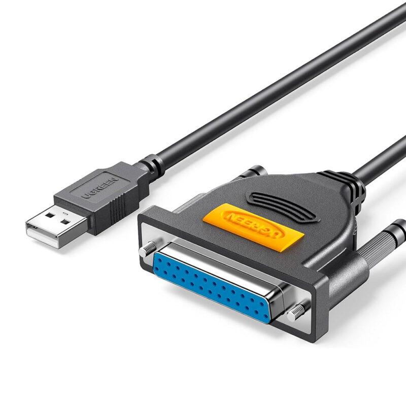 Cabo Impressora Paralela Ugreen Usb A para DB25 2M Preto