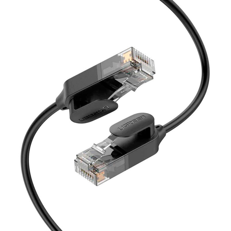 Cabo de Rede Rj45 Ugreen Cat6A UTP Macho 1 Metro Preto