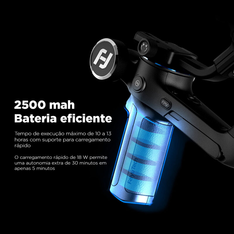 Estabilizador FeiyuTech Scorp-c Gimbal para Câmera Preto
