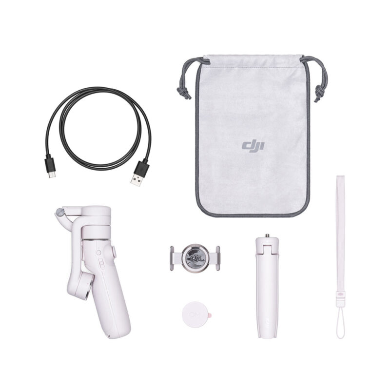 Estabilizador Dji Osmo Mobile 5 Gimbal pra Smartphone Branco