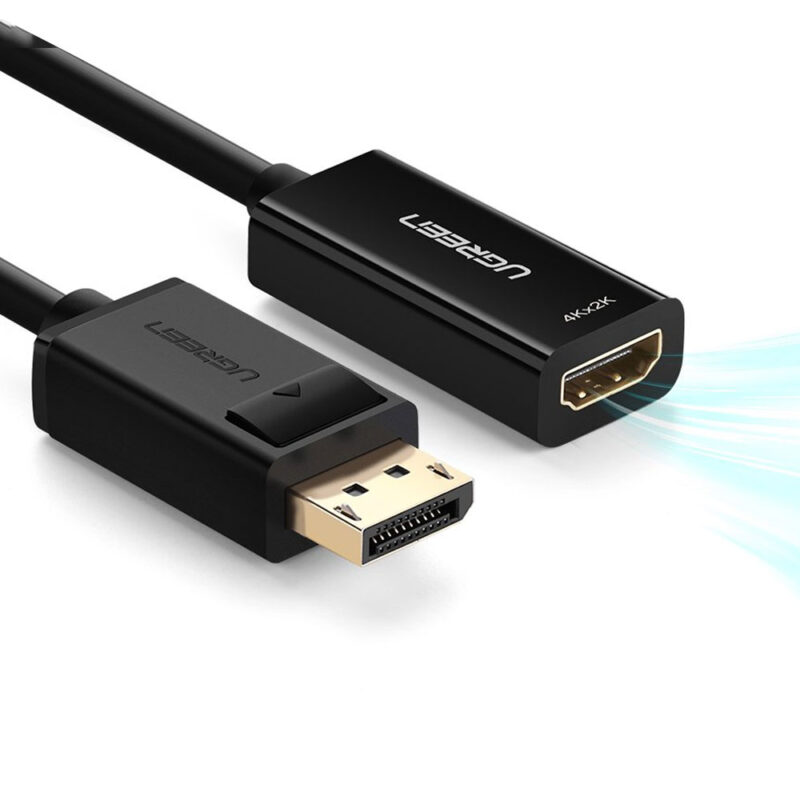 Adaptador Ugreen DisplayPort p/Hdmi Macho/Fêmea Preto