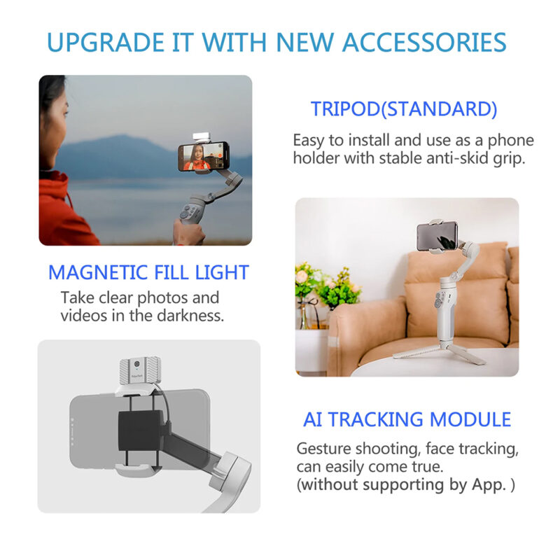Estabilizador Gimbal Feiyutech Vimble 3 Se Smartphone Cinza