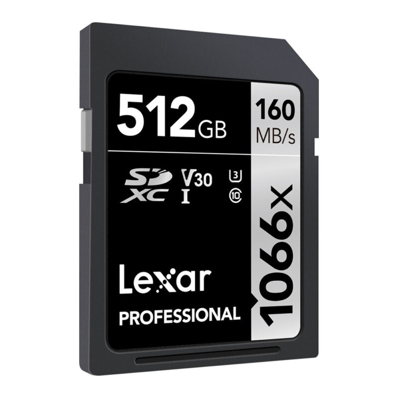 Cartão de Memória Lexar 512gb Cartão Sd V30 160Mbs Preto