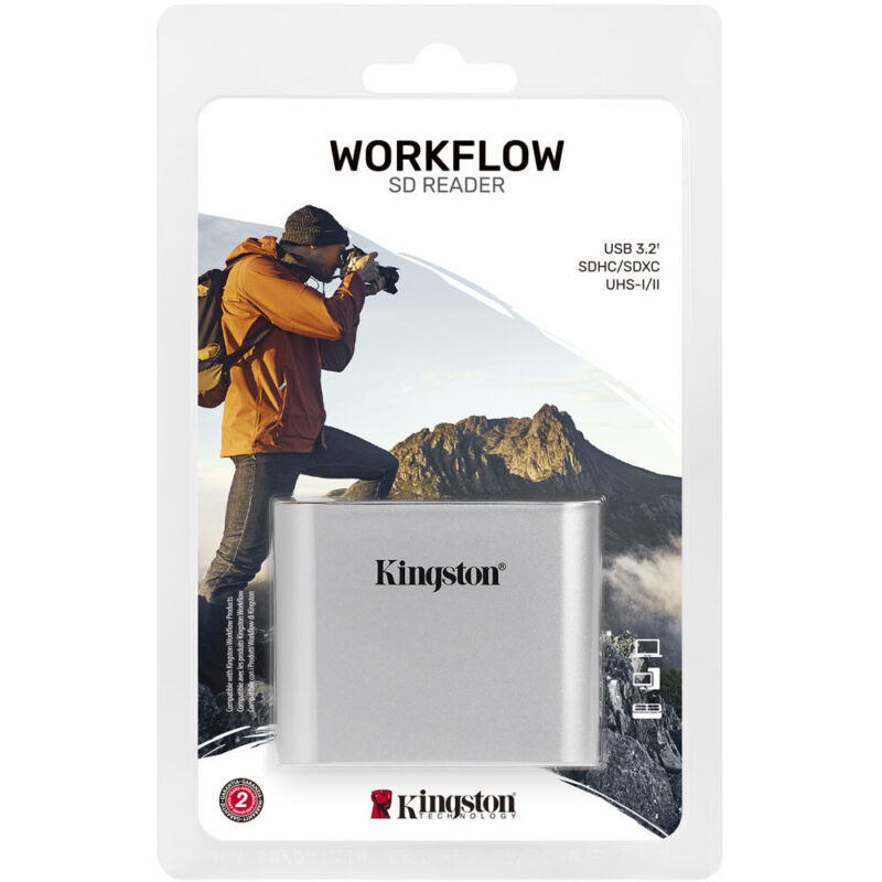 Kingston Leitor Cartão de Memória SD Workflow para Usb 3.2