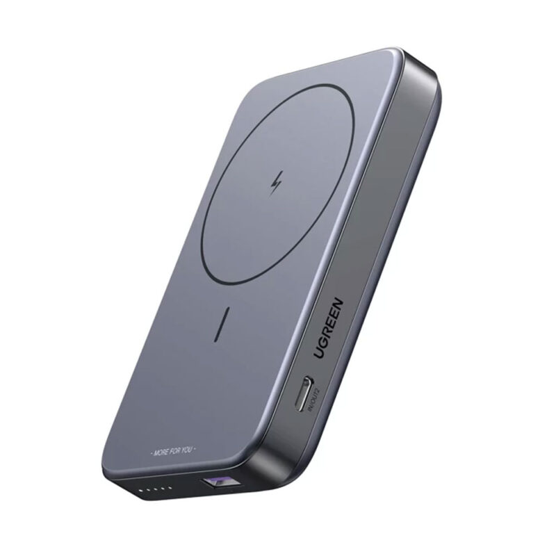 Carregador Sem Fio Ugreen 10000mAh 20W Power Bank Cinza