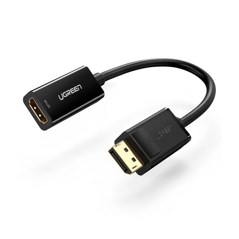 Adaptador Vídeo Ugreen DisplayPort p/Hdmi 4k Fêmea Preto