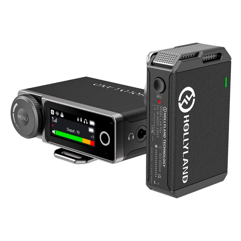 Sistema Microfone Lapela Hollyland Lark Max Solo Preto