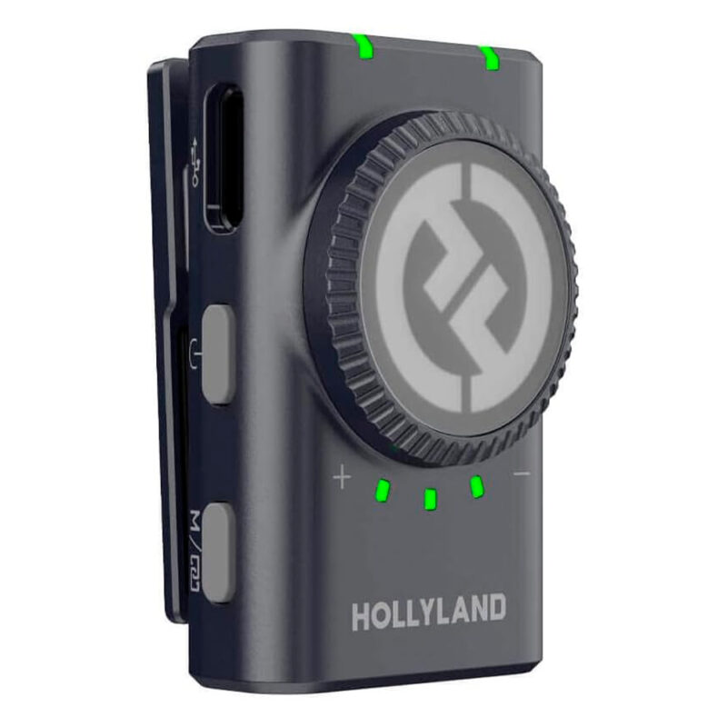 Sistema Microfone Lapela Hollyland Lark M2 Câmera Preto