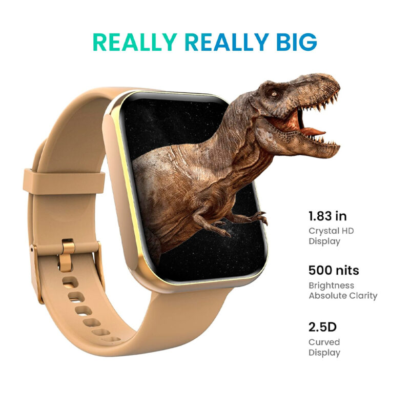 Smartwatch Zwear Relógio Inteligente Tela 1.83 pol Cream