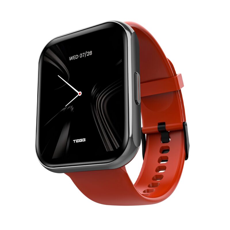 Smartwatch Zwear Relógio Inteligente Tela 1.83" Vermelho