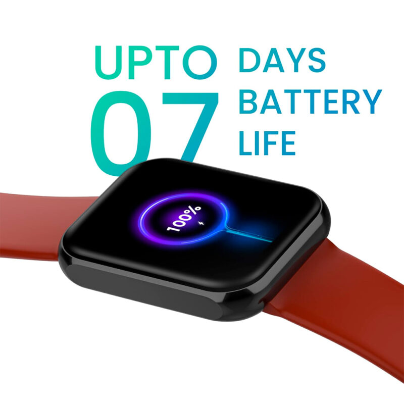 Smartwatch Zwear Relógio Inteligente Tela 1.83" Vermelho