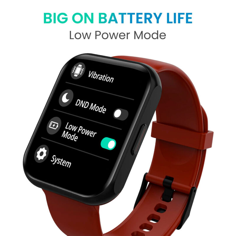 Smartwatch Zwear Relógio Inteligente Tela 1.83" Vermelho