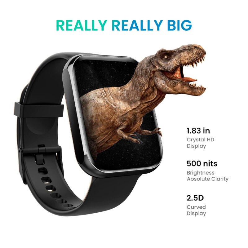 Smartwatch Zwear Relógio Inteligente Tela 1.83 pol Preto