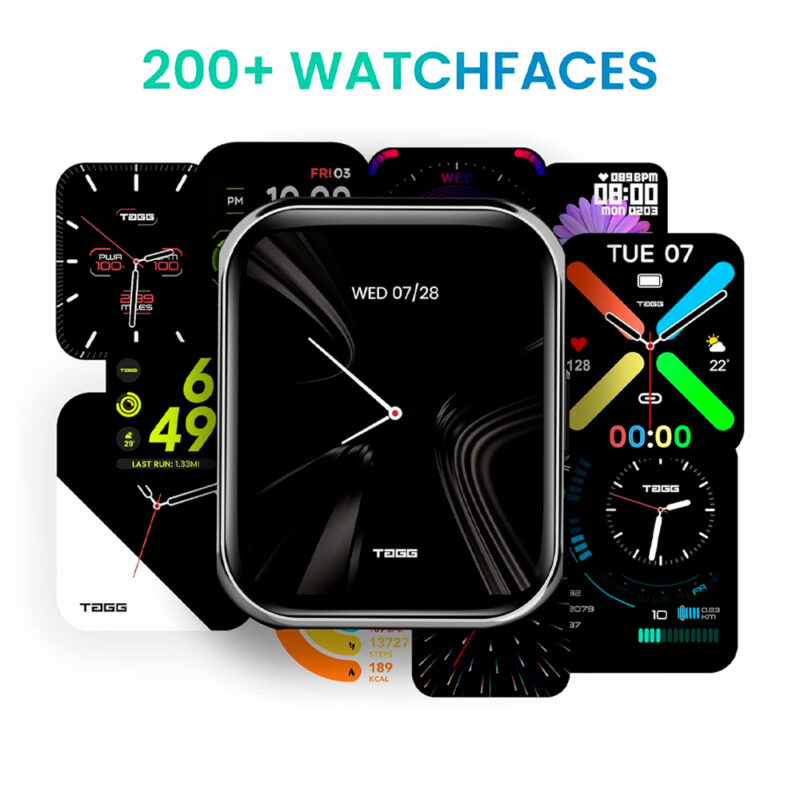 Smartwatch Zwear Relógio Inteligente Tela 1.83 pol Preto