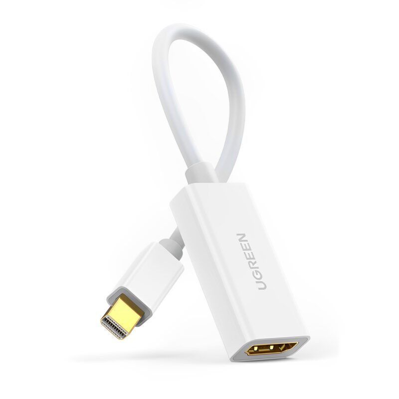 Adaptador Ugreen Mini Displayport para Hdmi 1080p Branco