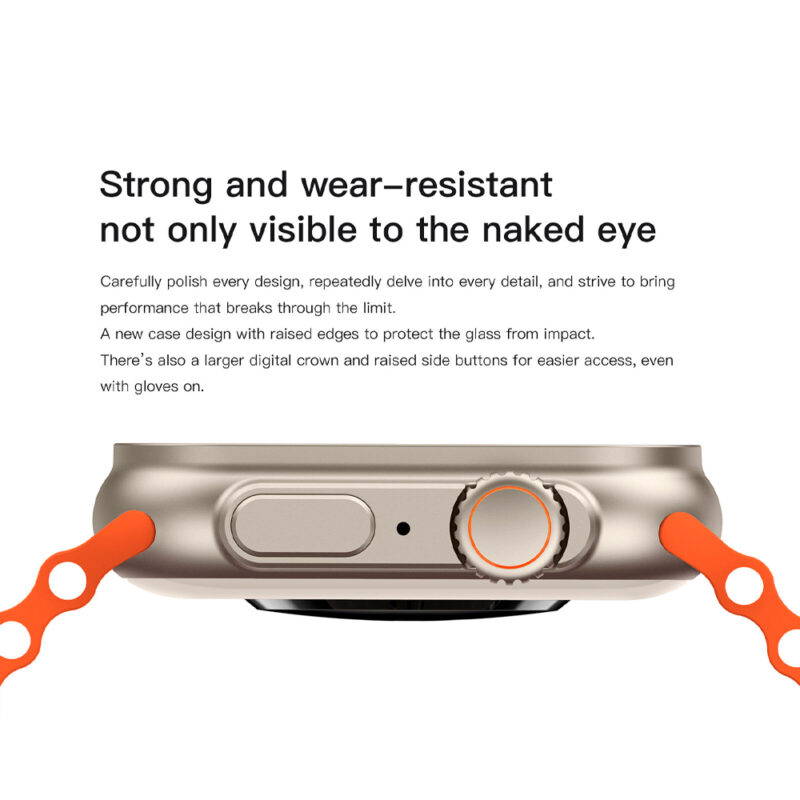 Relógio Smartwatch Zwear Zl67 BT 5.2 Tela 1.93" Laranja