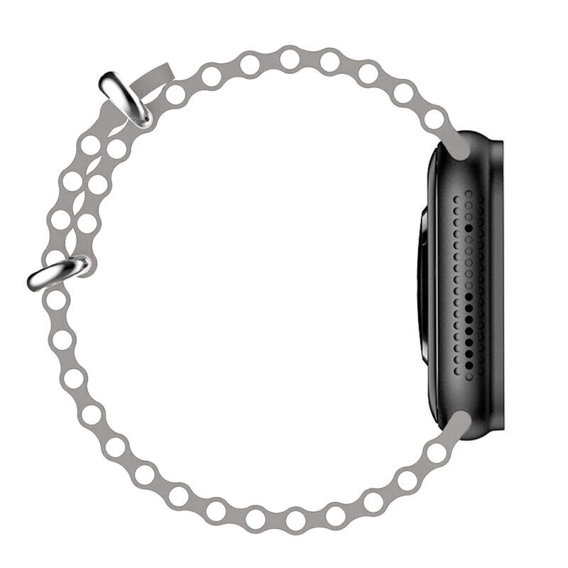 Relógio Smartwatch Zwear Zl67 BT 5.2 Tela 1.93 pol Prata