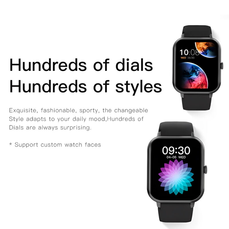 Relógio Smartwatch Bluetooth Zwear Tela 1.83 pol. Preto