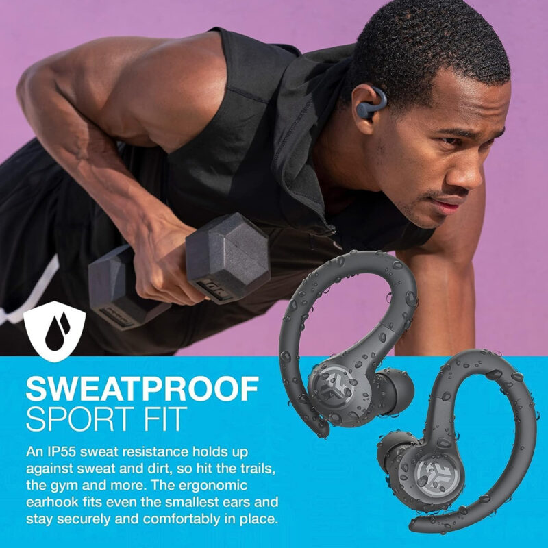 Fone Ouvido Sem Fio Jlab Go Air Sport Bluetooth 5.1 Grafite