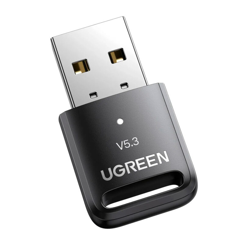 Adaptador Usb Ugreen Usb-A para Bluetooth 5.4 Preto