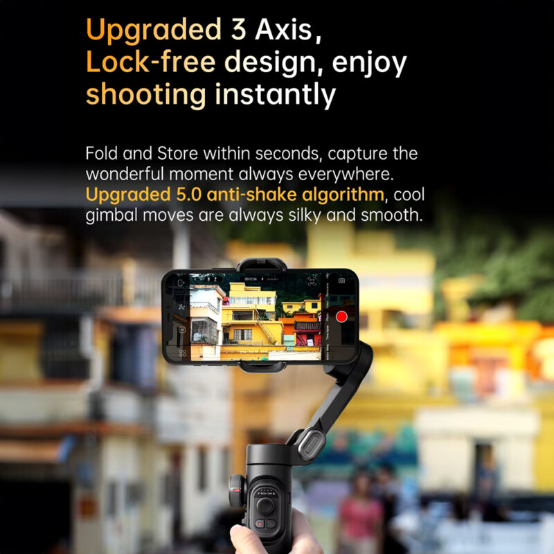 Gimbal Estabilizado, Aochuan Smart XE p/Smartphone Preto
