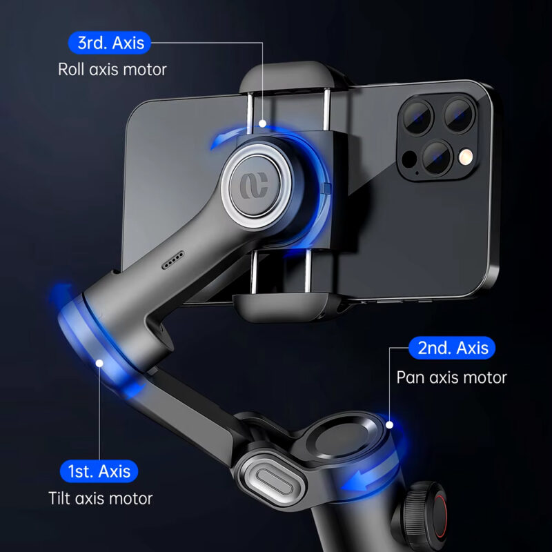 Gimbal Estabilizado, Aochuan Smart XE p/Smartphone Preto