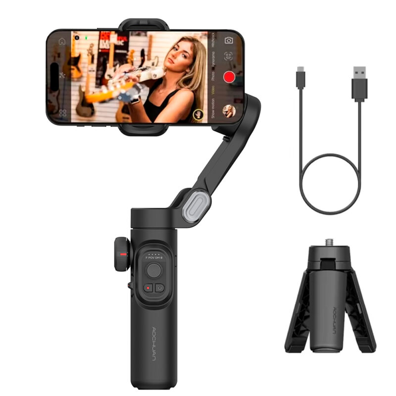 Gimbal Estabilizado, Aochuan Smart XE p/Smartphone Preto