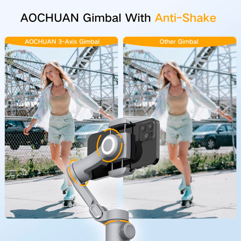 Estabilizador Aochuan Smart X Pro Gimbal para Smartphone