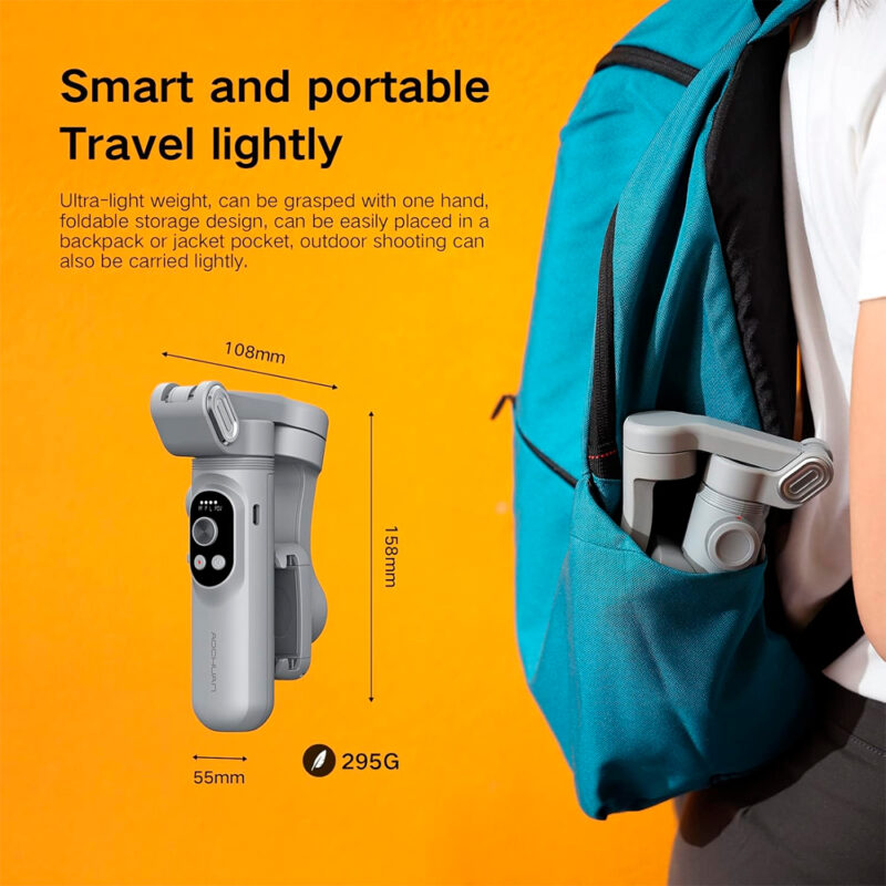 Estabilizador Aochuan Smart X Pro Gimbal para Smartphone