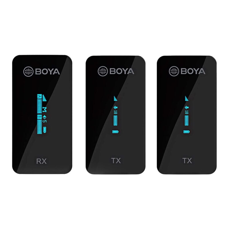 Sistema Microfone Sem Fio Boya by-Xm6 K2 Lapela Celular Dslr