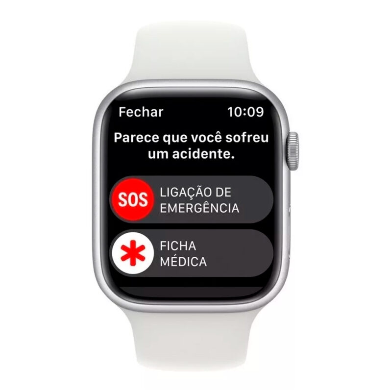 Apple Watch Series 8 41mm Pulseira Esportiva Prata