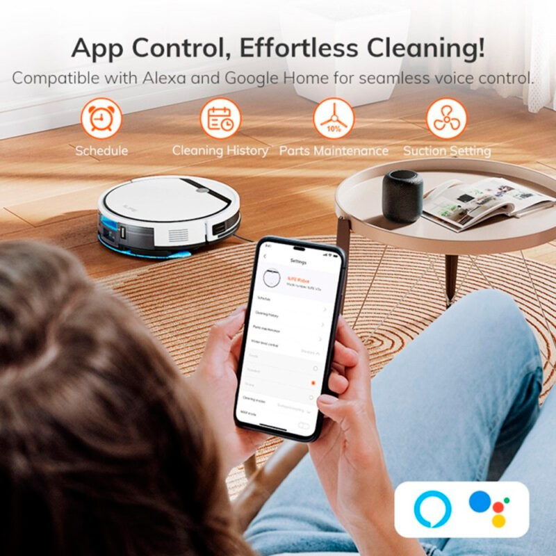 Aspirador de Pó Robô Ilife V3x Controle por App Branco