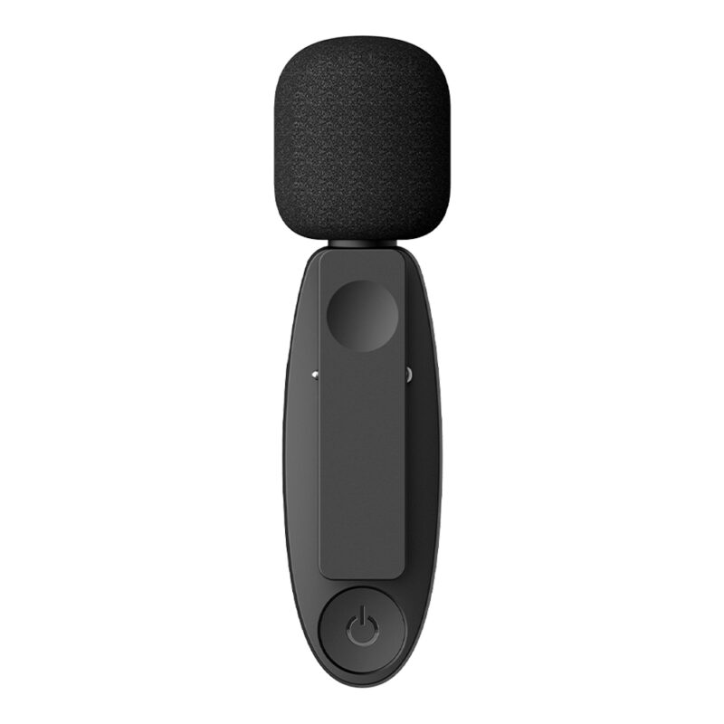 Sistema Microfone Lapela V7 Usb C/Lightning 2.4Ghz Preto