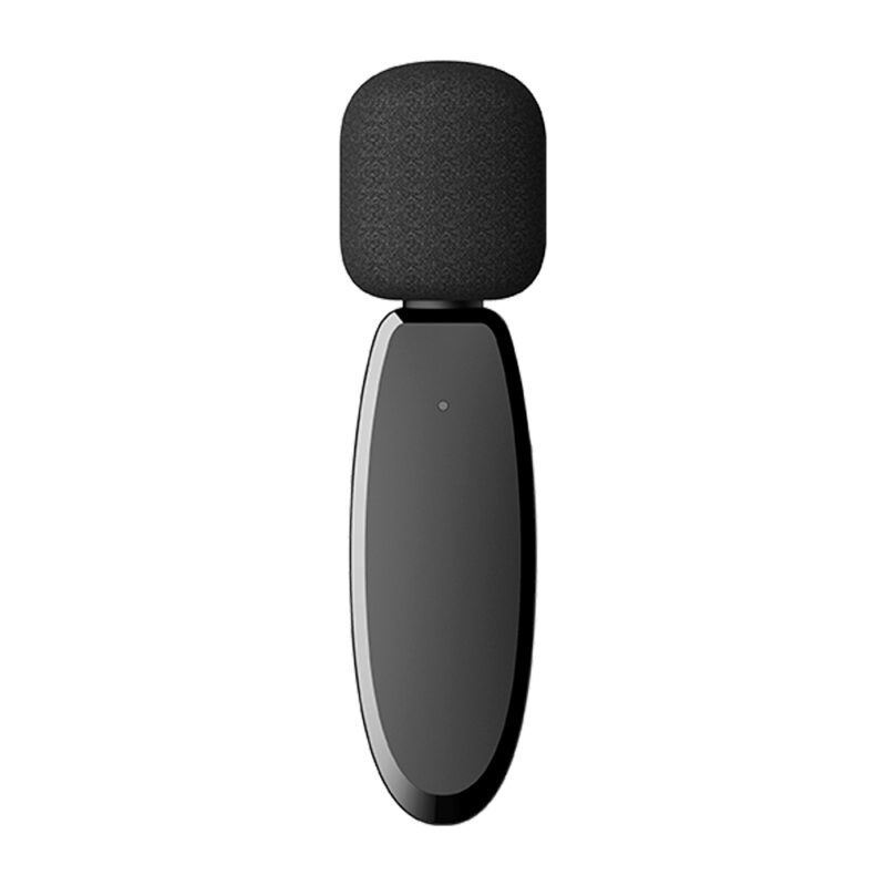 Microfone de Lapela Ap004 Usb C p/Android 2.4GHz Preto