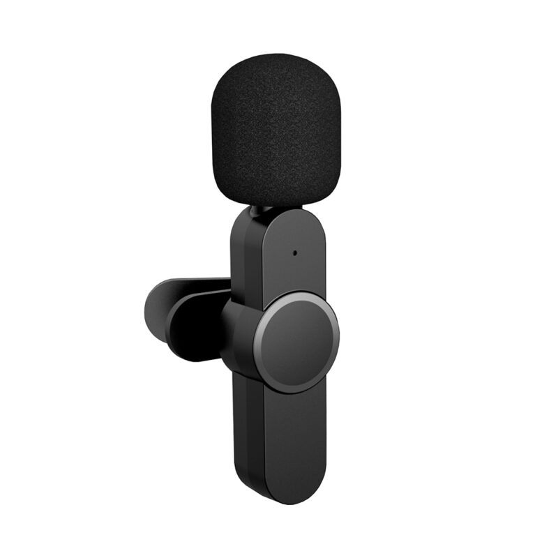 Microfone de Lapela EP033T p/Ios/Lightning 2.4Ghz Preto