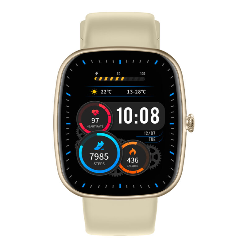 Relógio Smartwatch Bluetooth Zwear Z139 Tela 1.83' Gold