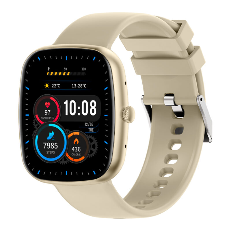 Relógio Smartwatch Bluetooth Zwear Z139 Tela 1.83' Gold