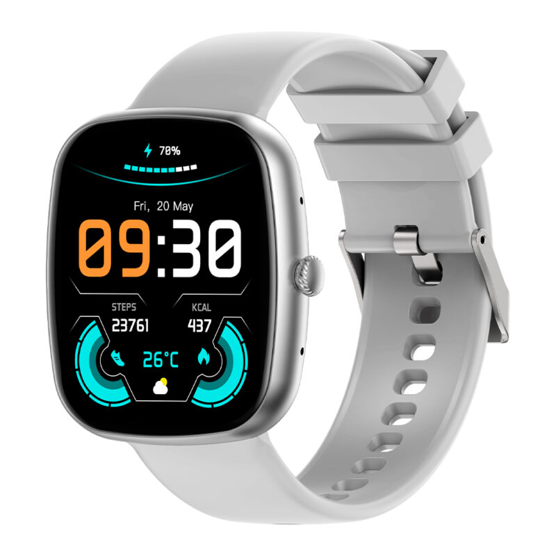 Relógio Smartwatch Bluetooth Zwear Z139 Tela 1.83' Prata