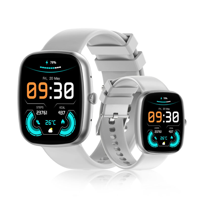 Relógio Smartwatch Bluetooth Zwear Z139 Tela 1.83' Prata