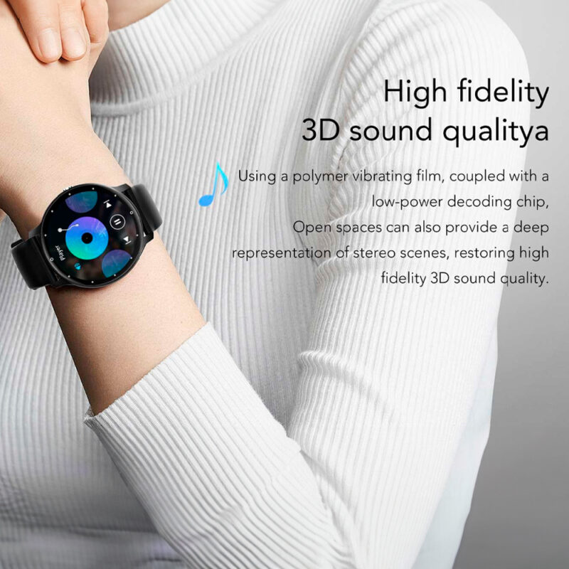 Relógio Smartwatch Zwear Zl02j Pro BT5.2 Tela 1.3' Preto