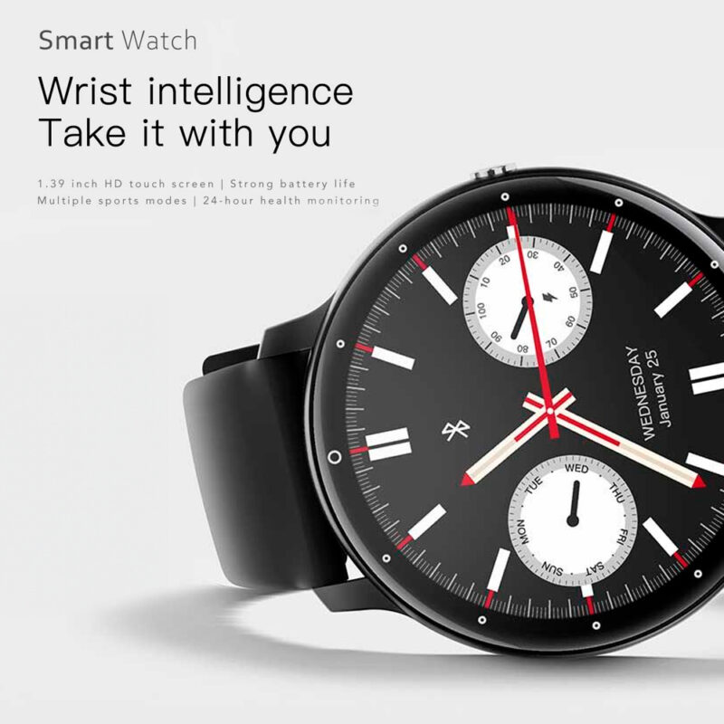 Relógio Smartwatch Zwear Zl02j Pro BT5.2 Tela 1.3' Preto
