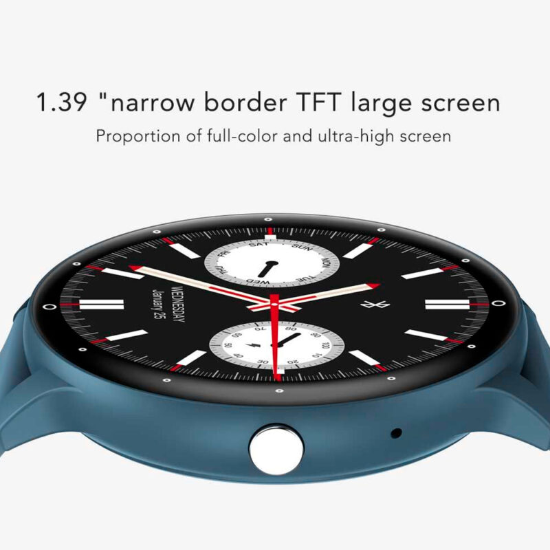 Relógio Smartwatch Zwear Zl02j Pro BT5.2 Tela 1.3' Azul