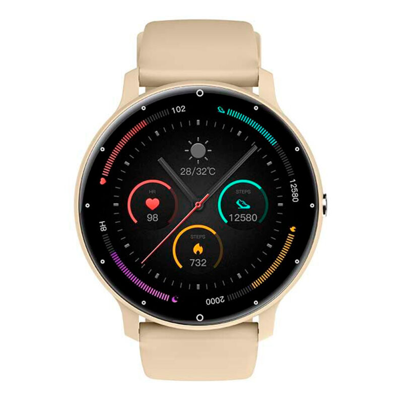 Relógio Smartwatch Zwear Zl02j Pro BT5.2 Tela 1.3' Gold