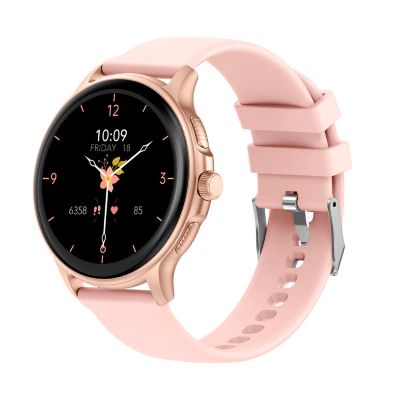 Relógio Smartwatch Zwear Z121 BT 5.3 Tela 1,4 pol Rosa