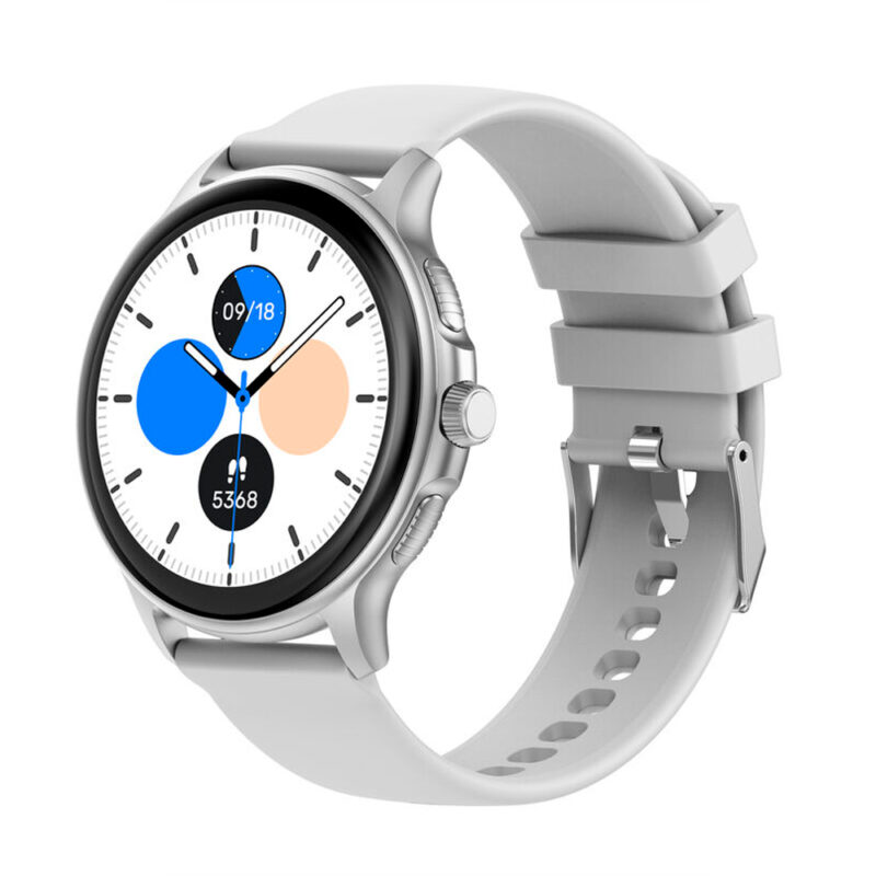 Relógio Smartwatch Zwear Z121 BT 5.3 Tela 1,4 pol Prata