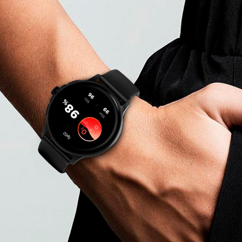 Relógio Smartwatch Zwear Z121 BT 5.3 Tela 1,4 pol Preto