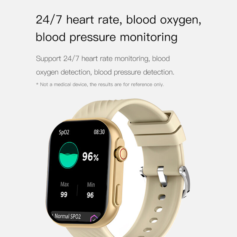 Relógio Smartwatch Bluetooth Zwear Zl80b Pro Gold