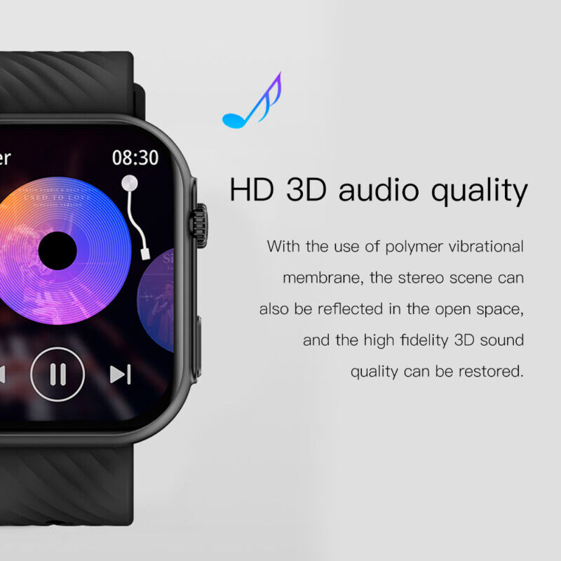 Relógio Smartwatch Bluetooth Zwear Zl80b Pro Preto