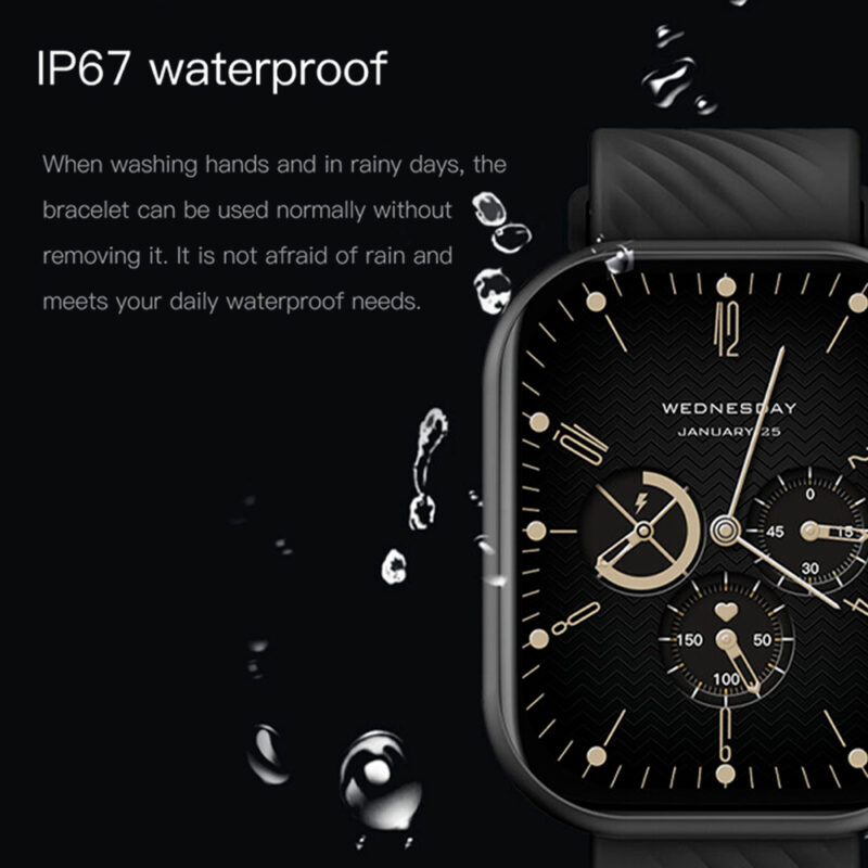 Relógio Smartwatch Bluetooth Zwear Zl80b Pro Preto